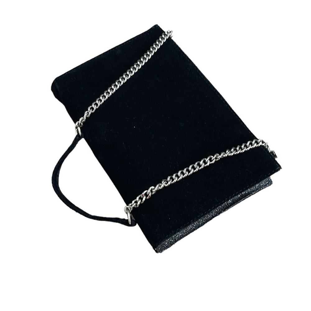 JIMMY CHOO PARFUMS VELVET SHOULDER BAG BLACK - Picture 6 of 9